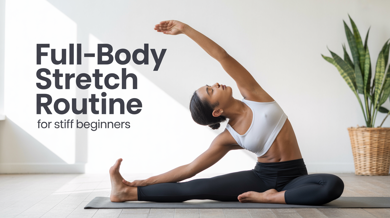 A Gentle Full-Body Stretch Routine for Stiff Beginners