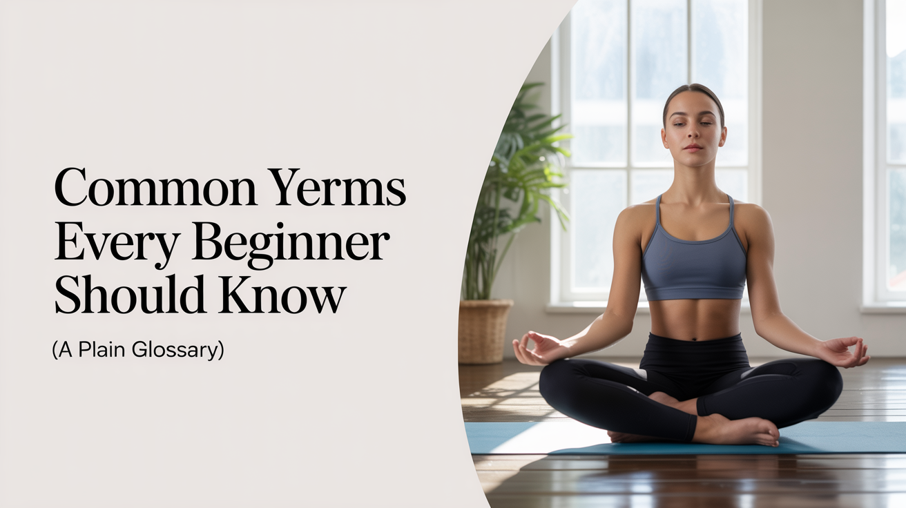 Common Yoga Terms Every Beginner Should Know (A Plain Glossary)
